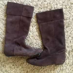 Brown Suede Boots